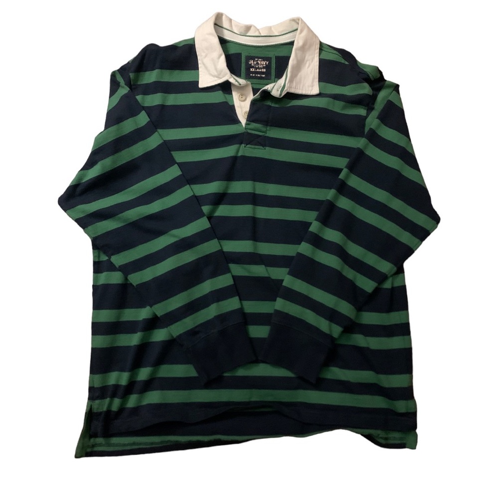 Vintage 1994 Old Navy Striped Rugby Polo